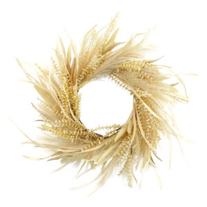 WF000240007-NA新1 Artificial Pampas Grass Wreath