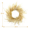 Artificial Pampas Grass Wreath