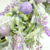 WF000240022-1 Artificial Lavender & Easter Egg Spring Wreath – Purple Floral Front Door Décor
