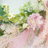 WF000240023-1 Artificial Dried Flower Spring Wreath – Pink Pampas & Pastel Boho Front Door Wreath