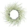 WF000240029-WH Artificial White Primrose Spring Wreath – Floral Front Door Wreath