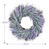 WF000240039-4 Artificial Lavender Wreath – Purple Spring Wreath for Front Door & Wall Décor
