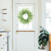 WF000240046-3 Artificial Eucalyptus Wreath – Green Spring Wreath for Front Door, Year-Round Greenery