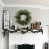 Artificial Pine Winter Wreath with Pinecones & Frosted White Berries – Holiday Door Décor