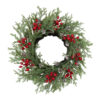 Artificial Cedar Berry & Pinecone Christmas Wreath